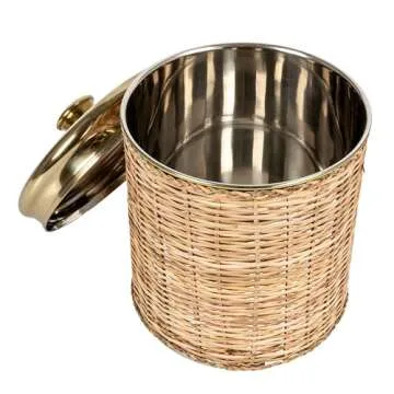 Creative Co-Op Rattan Canisters Set - Stylish & Functional