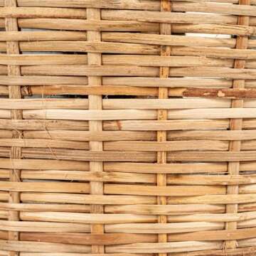 Creative Co-Op Rattan Canisters Set - Stylish & Functional