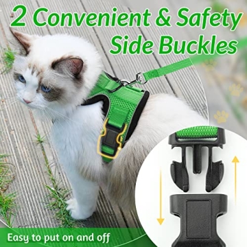 Rabbitgoo Cat Harness with Leash for Safe Adventures