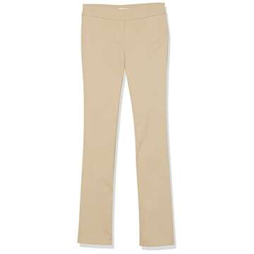 Amazon Brand - Lark & Ro Women's Slim Leg Stretch Pant: Comfort Fit, Safari, 16L