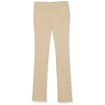 Amazon Brand - Lark & Ro Women's Slim Leg Stretch Pant: Comfort Fit, Safari, 16L