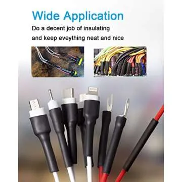 MILAPEAK 650 PCS Heat Shrink Tubing Kit for Electrical Insulation