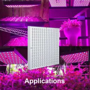 i-Venoya 75W LED Grow Light for Indoor Plants Growing Lamp 225 LEDs UV IR Red Blue Full Spectrum Pla...