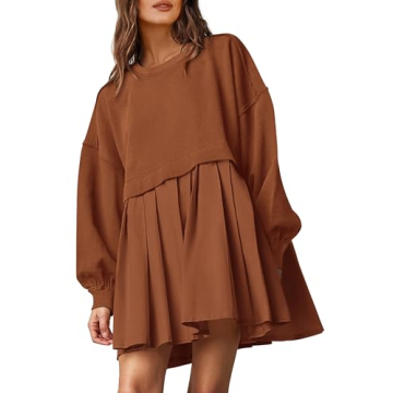 Chic and Cozy PRETTYGARDEN Women Sweatshirt Dress