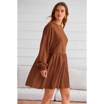 Chic and Cozy PRETTYGARDEN Women Sweatshirt Dress