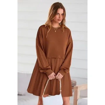 Chic and Cozy PRETTYGARDEN Women Sweatshirt Dress