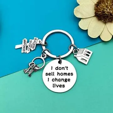 Meaningful Realtor Keychain Appreciation Gift for Agents