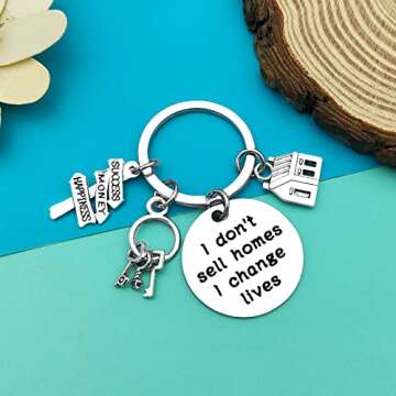 Meaningful Realtor Keychain Appreciation Gift for Agents