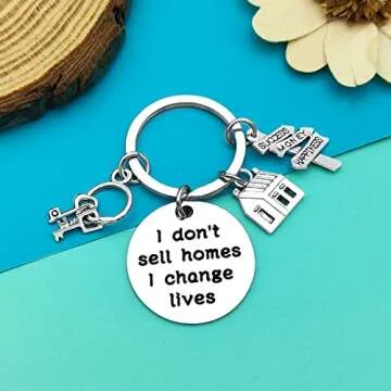 Meaningful Realtor Keychain Appreciation Gift for Agents
