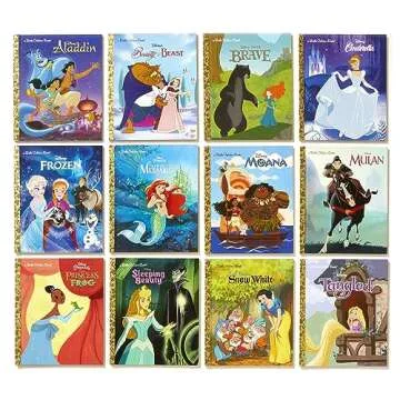 Ultimate Princess Boxed Set of 12 Little Golden Books