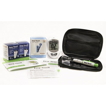 EasyTouch Diabetes Testing Kit - Comprehensive Blood Glucose Meter and Supplies