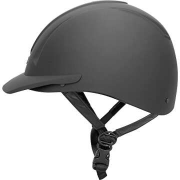 IRH Equi Pro Riding Helmet, Matte Black, Medium/Large