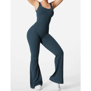 Stylish YEOREO Women Flare Backless Jumpsuit for All Occasions