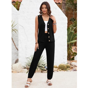 SuperPrity 2 Piece Summer Loungewear Set for Women