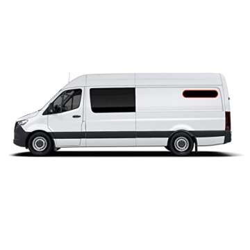 VanEssential Insulated Blackout Window Cover for CR Lawrence Bunk Awning 33" x 10" - Cool Gray