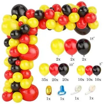 116-Pc Balloon Garland Kit for Kids Birthday and Baby Showers