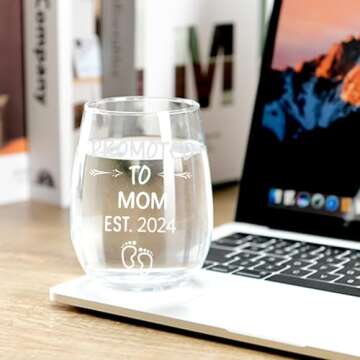 JERIO New Parents Gifts Est 2024 for Couples After Birth, Pregnancy Announcement for Parents, Dad an...