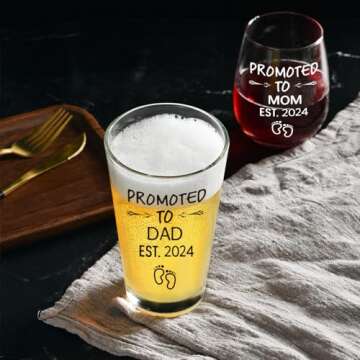 JERIO New Parents Gifts Est 2024 Perfect for Couples