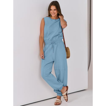 Stylish ANRABESS Summer Jumpsuit for Women with Pockets