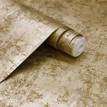 Tempaper Metallic Gold Leaf Peel and Stick Wallpaper