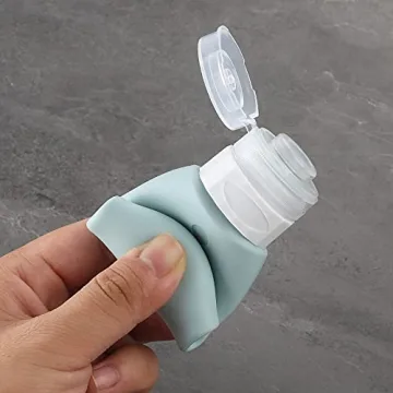 Gemice Travel Bottles for Toiletries Tsa Approved Size Containers BPA Free Leak Proof Tubs Refillable Liquid Accessories Cometic Shampoo and Lotion Soap