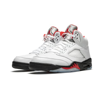 NIKE Jordan Retro Sneakers - Fire Red Silver Tongue Comfort