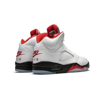 NIKE Jordan Retro Sneakers - Fire Red Silver Tongue Comfort