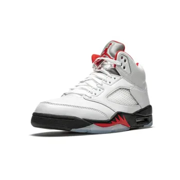 NIKE Jordan Retro Sneakers - Fire Red Silver Tongue Comfort