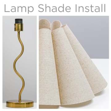 KUNJOULAM Modern Desk Lamp for Home Office Decor