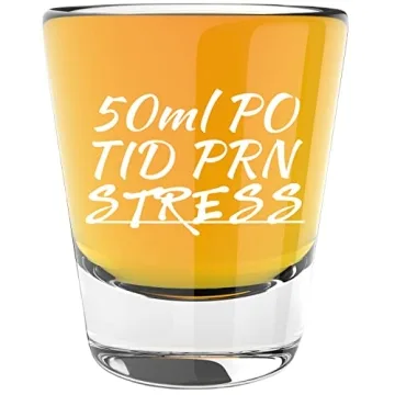 LitGifts Nurse Prescription Shot Glass - Humorous & Durable Gift for Healthcare Professionals