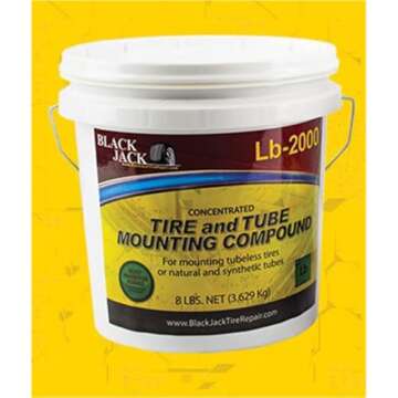 Black Jack Tire Repair - Heavy Duty Tire Mounting Paste 8 Lb Pail (LB-2000)