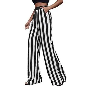 Stylish SweatyRocks Women's Wide Leg Pants for Casual Wear