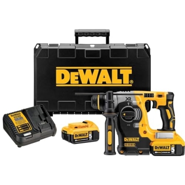 DEWALT DCH273P2 20V Max Brushless SDS Rotary Hammer with 5 Ah Batteries