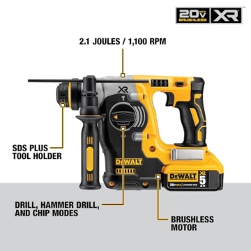 DEWALT 20V Max Brushless SDS Rotary Hammer Drill