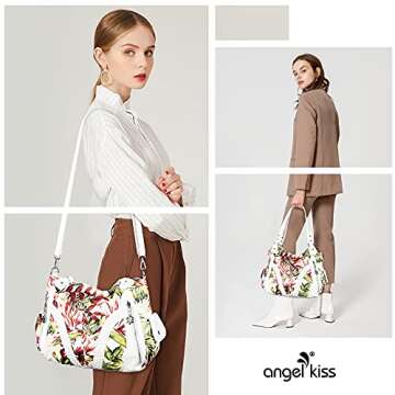 Purses and Handbags Women Fashion Tote Bag Shoulder Bags Top Handle Satchel Purses Washed Synthetic Leather Handbag