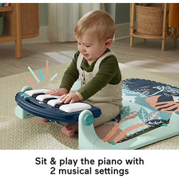 Fisher-Price Kick & Play Piano Gym - Engaging Baby Playmat
