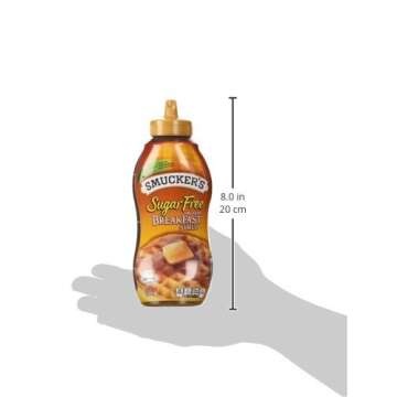 Smuckers Sugar Free Breakfast Syrup, 14.5 Fl Oz (Pack of 2)