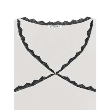 Stylish REORIA Lace Long Sleeve Shirt for Women