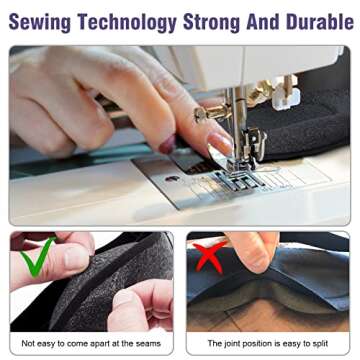 Sleep Mask for Side Sleeper, Block Out Light Completely, Eyelash Extensions Friendly 3D Contoured Sleeping Eye Mask, Soft Breathable Night Blindfold with Adjustable Strap, Lightweight Eye Cover Black