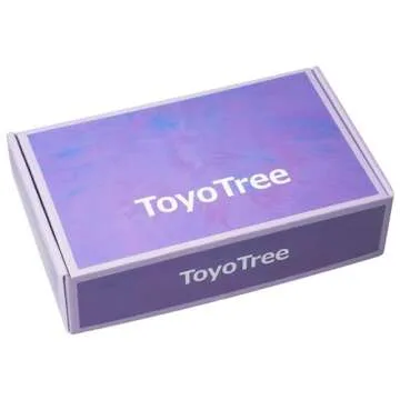 ToyoTree Ocean Wave Crochet Hair - 9 Inch 8 Packs Natural Black Short Curly Deep Wave Crochet Hair, Synthetic Ocean Wave Braiding Hair Extensions (9 Inch,1B-8P)