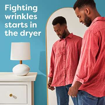 Bounce Free & Gentle Dryer Sheets, 240 Sheets, Unscented Fabric Softener Sheets, Hypoallergenic and Dermatologist Tested