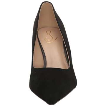 Sam Edelman Vienna Pump Black Suede 7.5 Medium