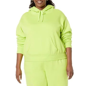 Amazon Essentials Women's Cropped Hoodie - Eco-Friendly & Stylish