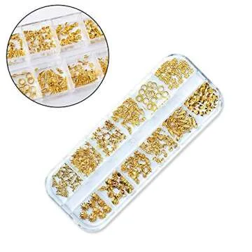SILPECWEE 1200Pcs Nail Art Set for Stunning Manicures