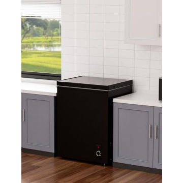 2.5 Cu.Ft Chest Freezer - Compact & Quiet - Perfect for Dorms and Offices