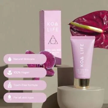 KOA LIFE Detox Face Mask - Charcoal Face Mask Skincare, Bentonite Clay, Facial Mask, Clay Face Mask,...