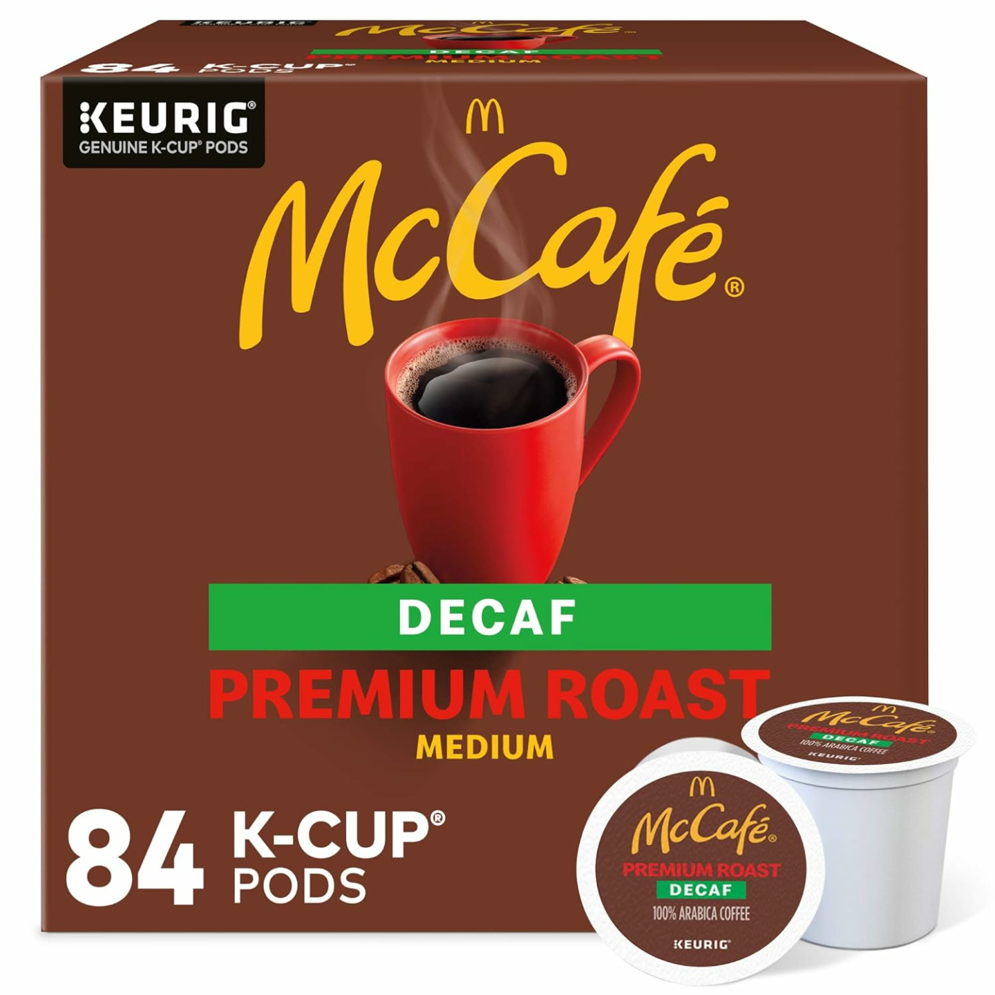McCafe Decaf Coffee Pods – 84 Count K-Cups