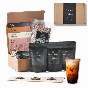 Locca Premium Thai Boba Tea Kit - Over 24 DIY Drinks
