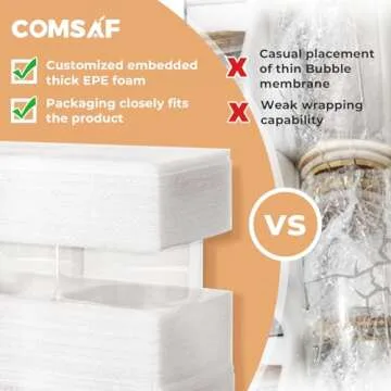ComSaf Glass Storage Containers with Airtight Lids