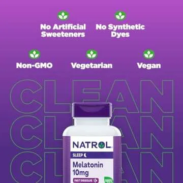 Natrol Melatonin Fast Dissolve Tablets for Restful Sleep